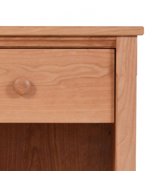Shaker Nightstand 1 DrawerCherry Maple Corner Woodworks